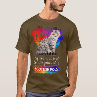 Camiseta O Meu Coração É Detido Pelas Patas De Uma Ca Escoc