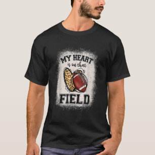 Camiseta O Meu Coração Está Naquele Campo, Homens Legal.