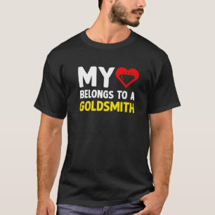 Camiseta O Meu Coração Pertence A Um Enth De Jovens Goldsmi