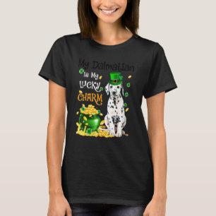 Camiseta O Meu Dalmático É O Meu Feliz Cachorro Cujo Cachor