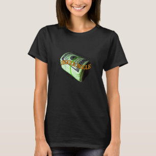 Camiseta O meu dinheiro não se mexe e se dobra 1