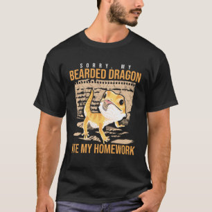Camiseta O Meu Dragão De Mangueira Comeu Os Meus Répteis De