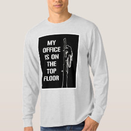 Camiseta O ` meu escritório está o Arborist branco no