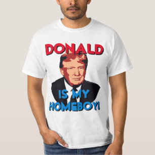 Camiseta O meu Ficar em casa Donald Trump para o Presidente