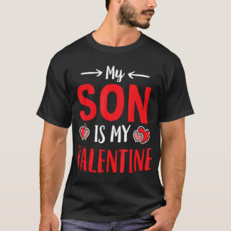 Camiseta O Meu Filho É O Meu Namorados Mãe Bonito Mãe Valen