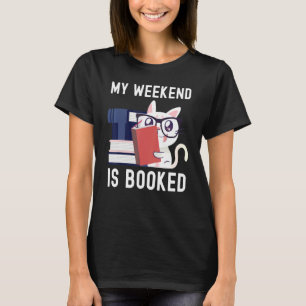 Camiseta O Meu Fim De Semana É Livro Para Ler Leitura De Ga