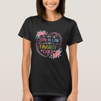 Camiseta O meu genro é o meu filho favorito