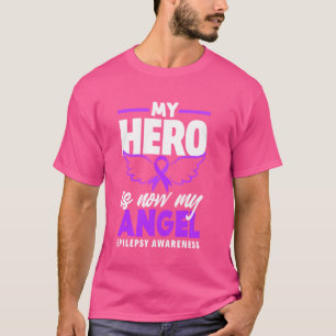 Camiseta O Meu Herói É Agora A Minha Consciência Da Epileps