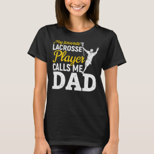 Camiseta O Meu Jogador De Lacrosse Favorito Me Chama De Pro