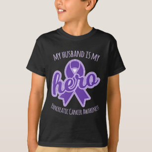 Camiseta O meu marido é a minha consciência de Câncer de pâ