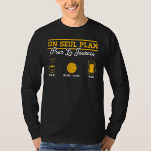Camiseta O Meu Plano Para Hoje De Bâmera Divertida E Basque