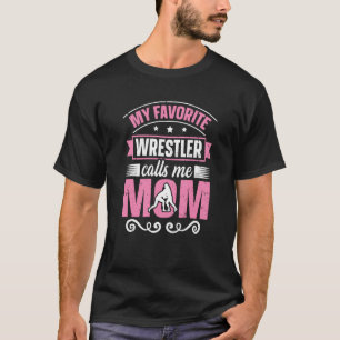 Camiseta O Meu Pregador Favorito Chama-Me Mãe Luta Mãe