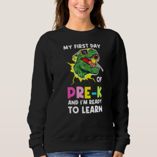 Camiseta O meu primeiro dia de pré K e estou pronto para o