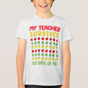 Camiseta O Meu Professor Sobreviveu A 100 Dias De Mim - Mil