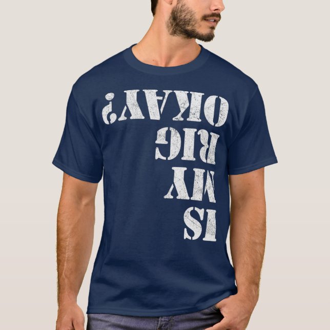 Camiseta O Meu Rig Está Bem Engraçado Rastreando 4x4 (Frente)