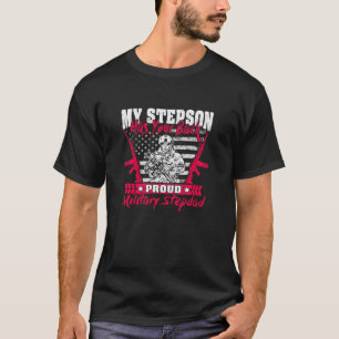 Camiseta O Meu Stepson Tem As Suas Costas Militares