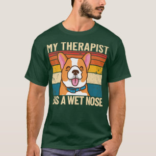 Camiseta O Meu Terapêutico Tem Uma Terapêutica Com Cães Pet