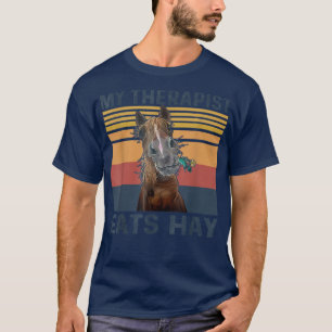 Camiseta O Meu Terapista Come Um Pouco Engraçada.