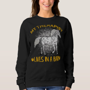Camiseta O Meu Terapista Vive Num Cavalo De Casca Appaloosa