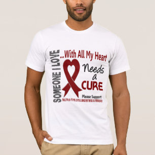 Camiseta O mieloma múltiplo precisa uma cura 3