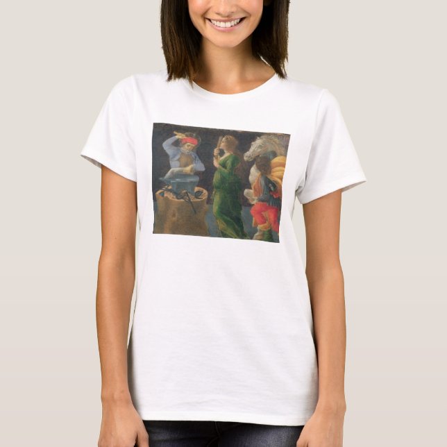 Camiseta O Milagre da Rua, Elegius, predella do painel. (Frente)