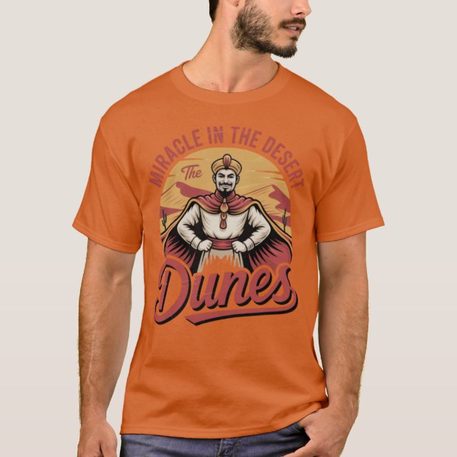 Camiseta O Milagre das Dunas no Deserto (Frente)