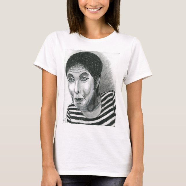 Camiseta O Mime fêmea (Frente)