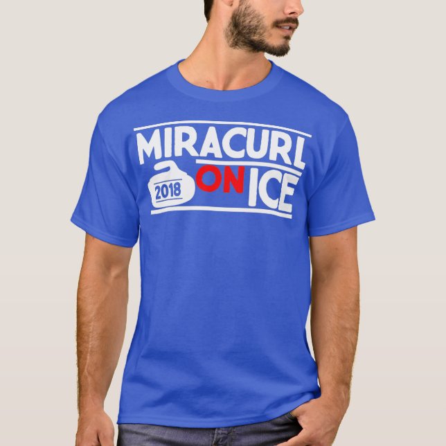 Camiseta O Miracurl no Ice Novelty USA Curling (Frente)