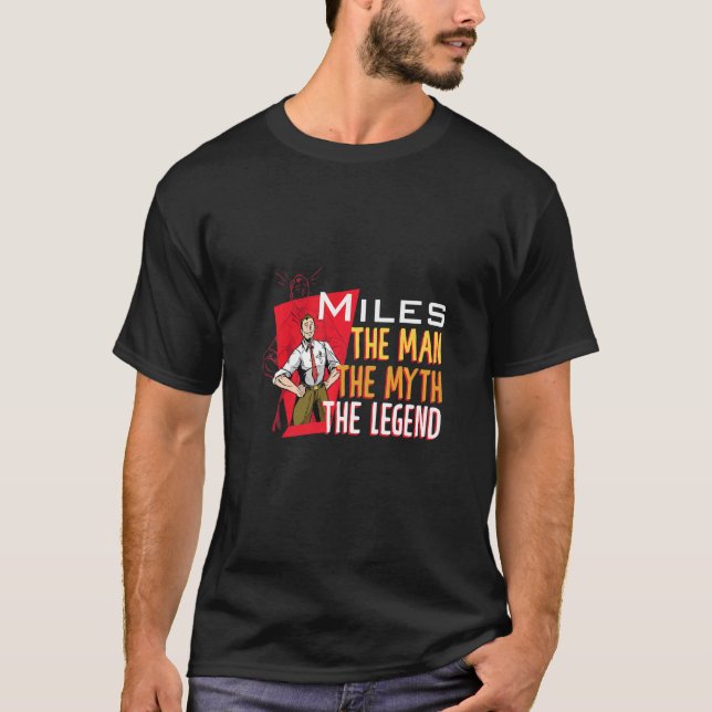 Camiseta O mito da lenda Miles Premium (Frente)