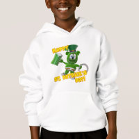 O miúdo do dia do St Patrick gomoso do urso