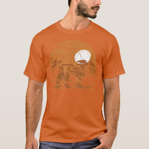 Camiseta O moderno Dia das Bruxas de Rocko foi assombrado p