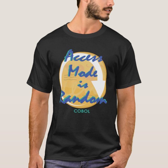 Camiseta O Modo de Acesso é Aleatório na Programação do Cob (Frente)