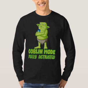 Camiseta O modo Goblin ativou completamente o controle de d