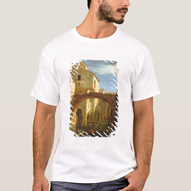Camiseta O moinho (óleo em canvas) (Frente)