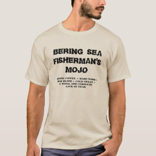 Camiseta O Mojo do pescador do mar de Bering