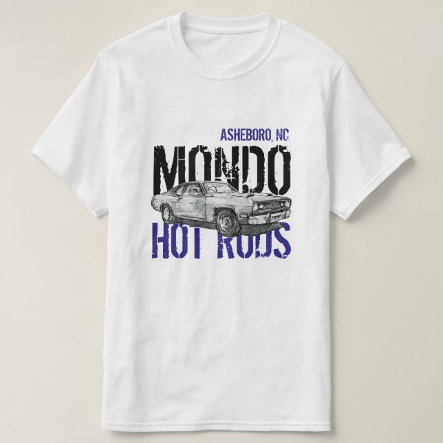 Camiseta O Mondo T - HOT ROD SIMPLES (Frente do Design)