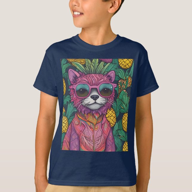 Camiseta o monstro abacaxi (Frente)
