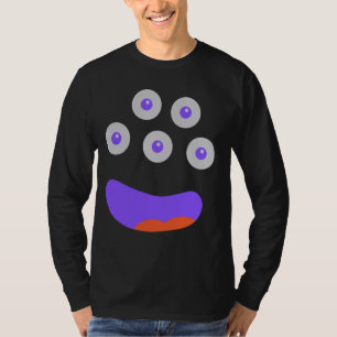 Camiseta O Monstro Bonito das Mulheres Enfrenta Figurino de