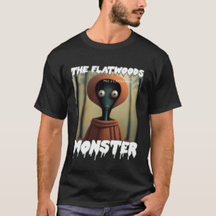Camiseta O Monstro de Flatwoods 1952 Assustador Criptídeo L