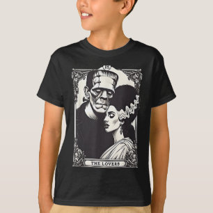 Camiseta O Monstro Frankenstein E A Noiva Os Amantes Taro