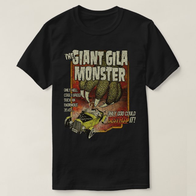 Camiseta O Monstro Gila de 1959 (Frente do Design)