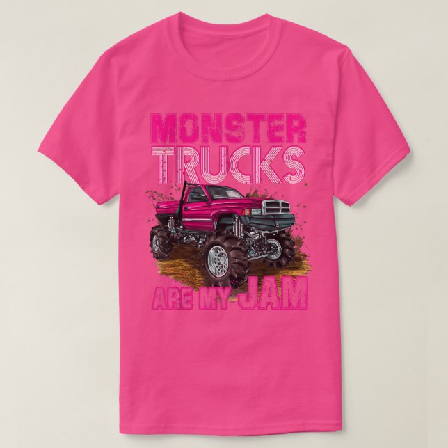 Camiseta O Monstro Rosa É O Meu Empenho Para O Monstro. (Frente do Design)
