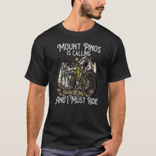 Camiseta O Monte Pinos da Bike Montanha Vintage chama-me
