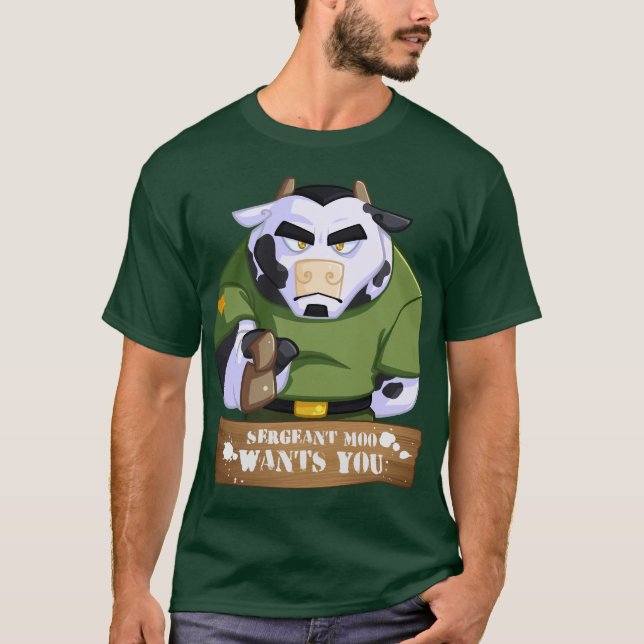 Camiseta O MOO de Sgt quê-lo (Frente)