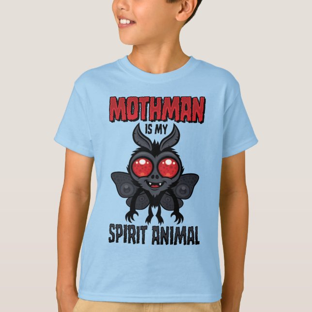 Camiseta O Mothman É Meu Animal Espiritual (Frente)