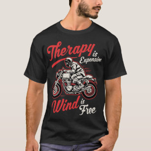 Camiseta O motociclista engraçado cita dizer do cavaleiro