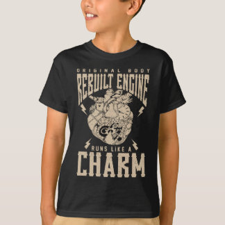 Camiseta O Motor Reconstruído Do Corpo Original Funciona Co
