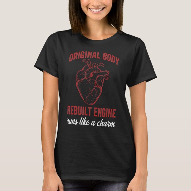 Camiseta O Motor Reconstruído Do Corpo Original Funciona Co (Frente)