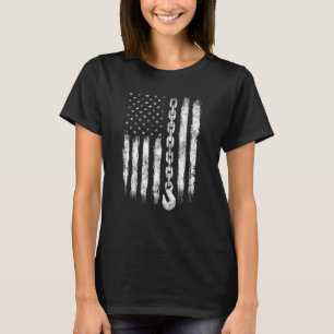 Camiseta O Motorista De Caminhão Homens Usa Bandeira Arruma