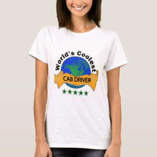 Camiseta O motorista de táxi o mais fresco do mundo